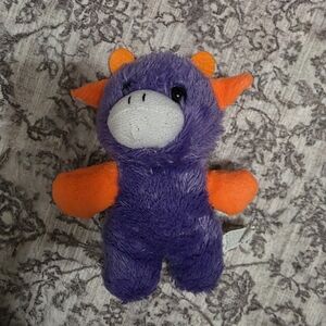 Purple and Orange Plush Toy